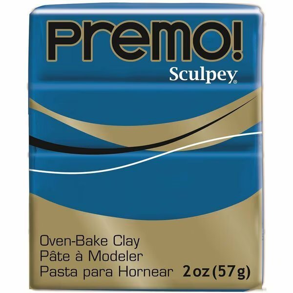 Premo Sculpey Polymer Clay 2oz-Cobalt Blue Hue, Polyform, Mfr#: PE02-5063